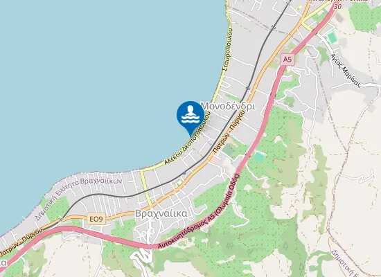 Map of VRACHNEIKA - MONODENDRI