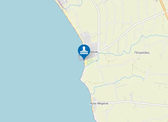 Map of PALOUKI - AGIA MARINA