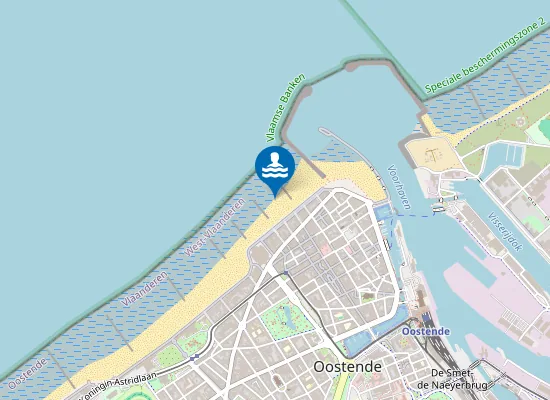 Map of OOSTENDE NOORDSTRAND - CHRISTINASTRAAT