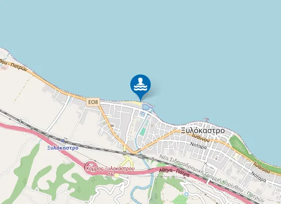 Map of Xylokastro - Kamari