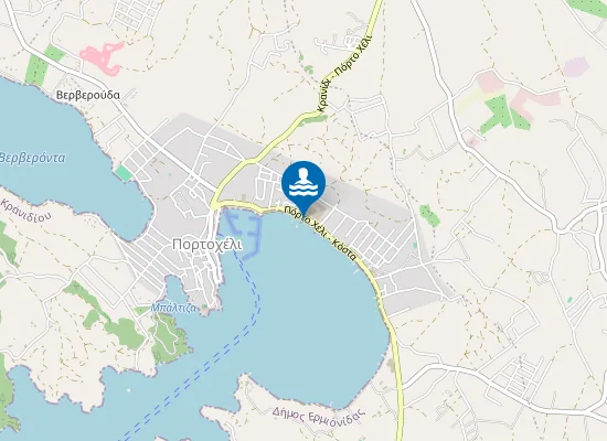 Map of PORTO CHELI - LIMANAKIA