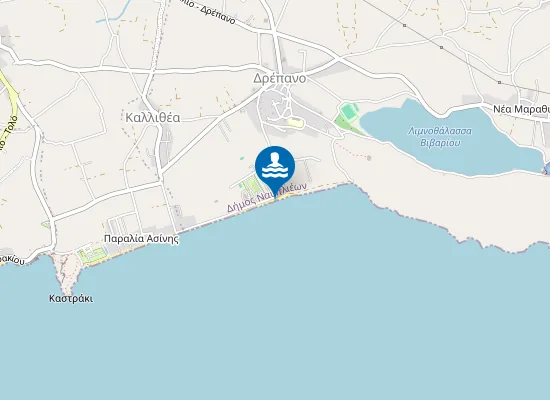 Map of PLAKA - GLYFOS - MELISSINOU - KASTRAKI