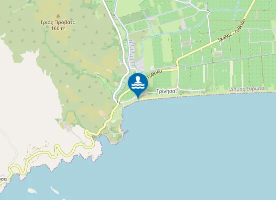 Map of TRINYSA - LEYMONAS - POUGKA