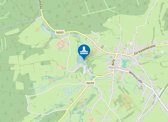 Map of Les Etangs De Recht