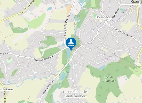 Map of La Plage De Renipont