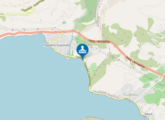 Map of SERGOULA - PLATANIA