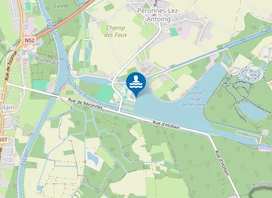 Map of Le Grand Large À Péronnes