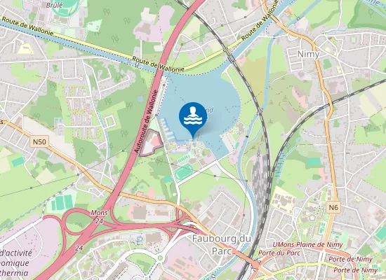 Map of Le Grand Large À Nimy