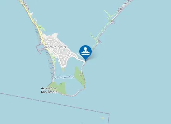 Map of FRAKTIS KORONISIAS