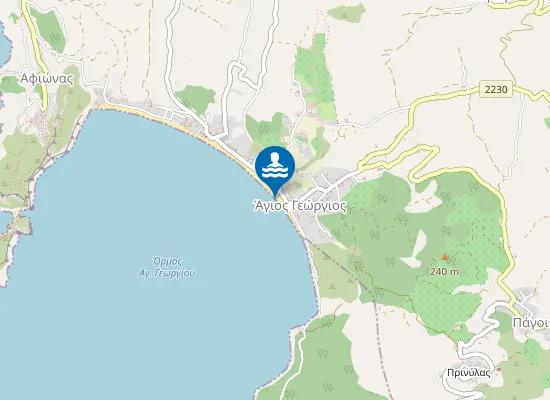 Map of AGIOS GEORGIOS PAGON