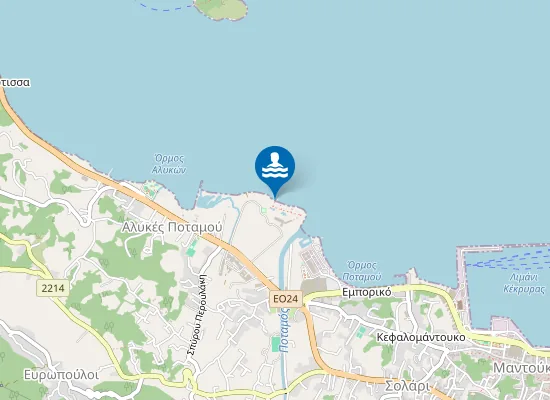 Map of ALYKES POTAMOU