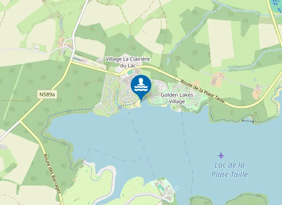 Map of Le Lac De La Plate Taille