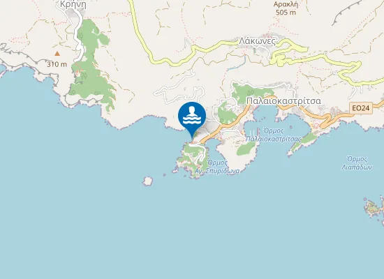 Map of AGIOS PETROS-AMPELAKIA
