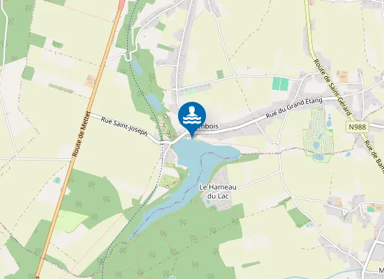 Map of Le Lac De Bambois