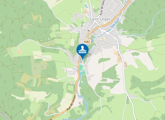 Map of Le Centre Sportif De Saint-Léger