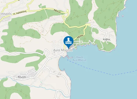 Map of Agia Marina Voreia