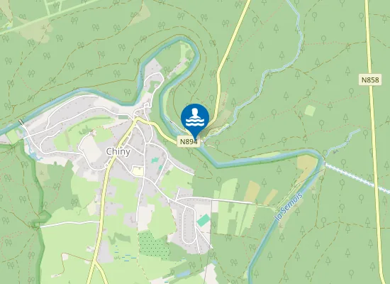 Map of La Semois À Chiny