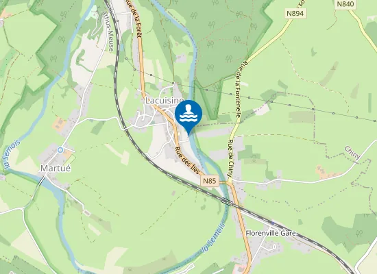 Map of La Semois À Lacuisine