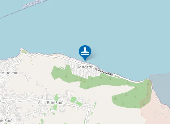 Map of AGIOS NIKOLAOS - BATSI