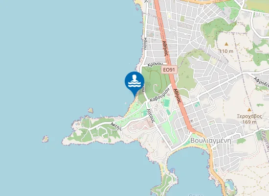 Map of MEGALO KAVOURI VORIA