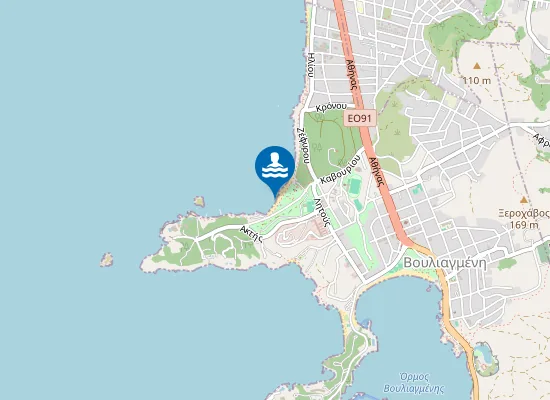 Map of MEGALO KAVOURI NOTIA