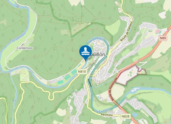 Map of La Semois À Bouillon (Pont De La Poulie)