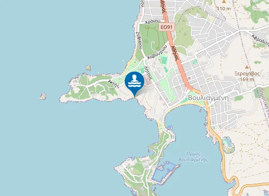 Map of ORMOS MALITSINIOTI KAVOURI