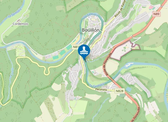 Map of La Semois À Bouillon (Pont De France)