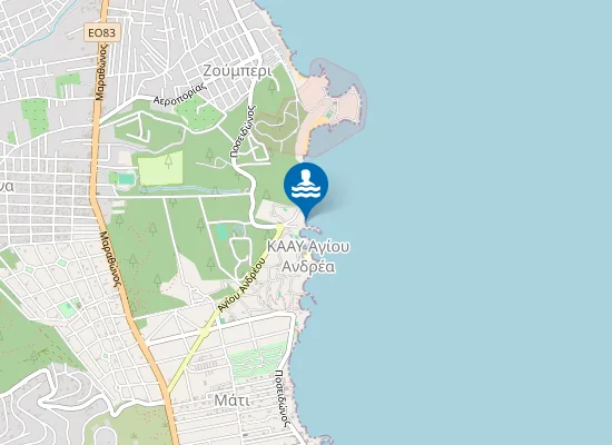 Map of Agios Andreas