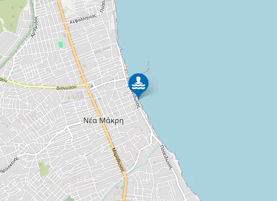 Map of NEA MAKRI - KARLA