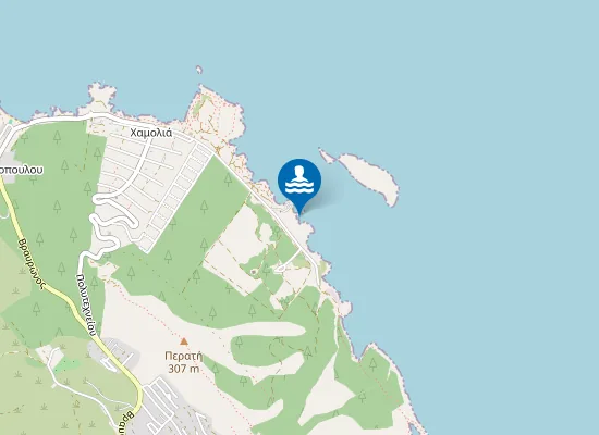 Map of AGRILIONAS - CHAMOLIA