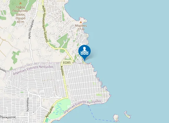 Map of MELTEMI FILIPPAS VORIA