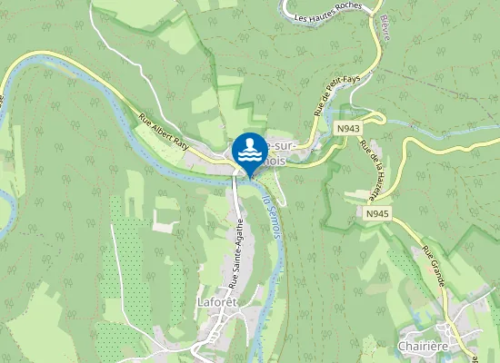 Map of La Semois À Vresse-Sur-Semois