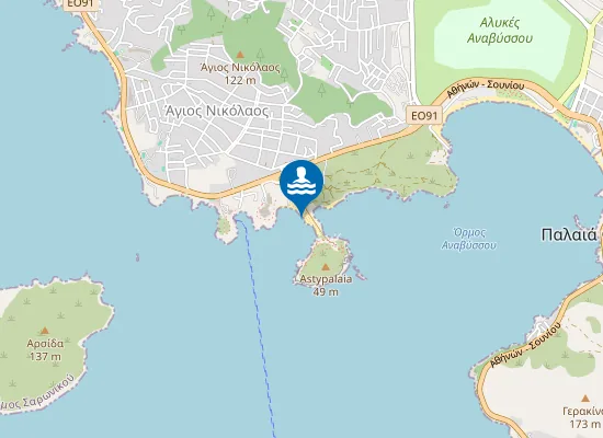 Map of AGIOS NIKOLAOS