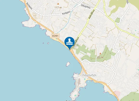 Map of AGIOS NIKOLAOS - LAGONISI 2