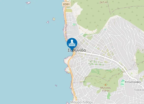 Map of SARONIDA VOREIA