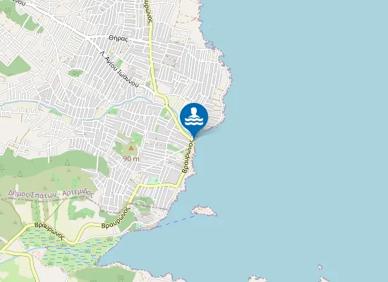 Map of VRAVRONA-ARTEMIDA