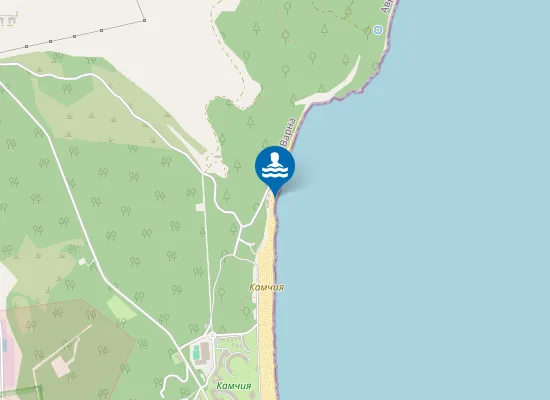 Map of Камчия-Плаж Романтика