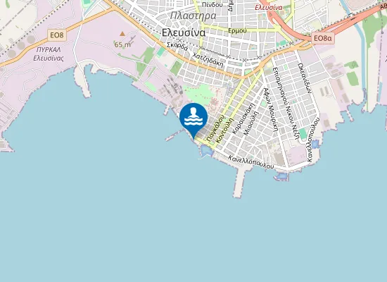 Map of ELEFSINA DYTIKA