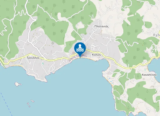 Map of Agia Paraskevi - Platanias
