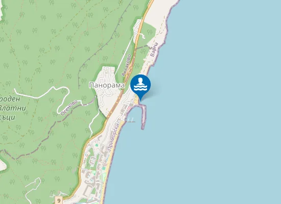 Map of Златни Пясъци-Псов