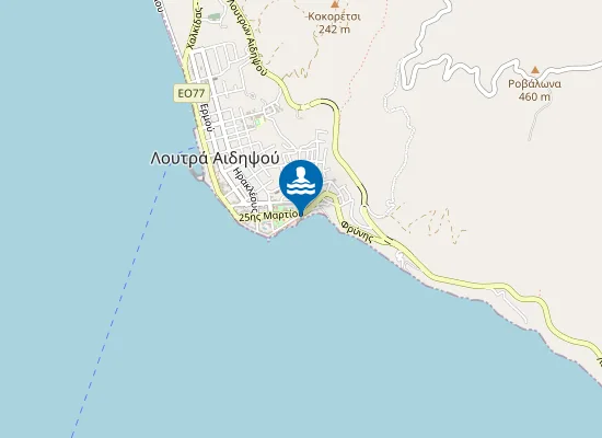 Map of LOUTRA AIDIPSOU 1