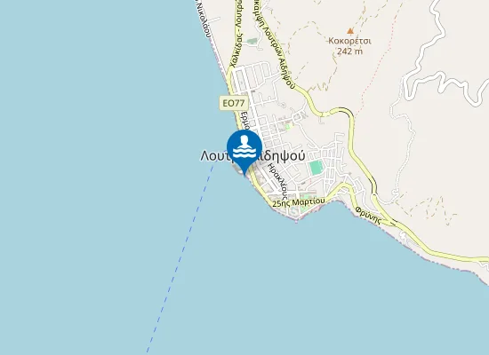 Map of LOUTRA AIDIPSOU 2