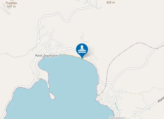 Map of Agios Dimitrios