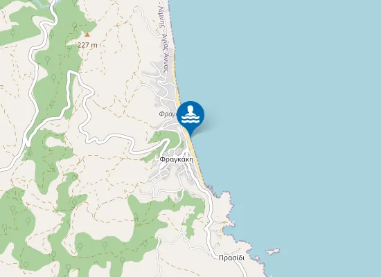 Map of FRAGKAKI - ACHLADI