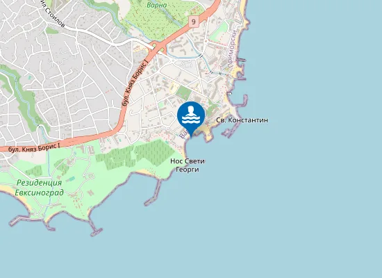 Map of СВ.СВ. КОНСТАНТИН И ЕЛЕНА-СЕНТ ЕЛИАС