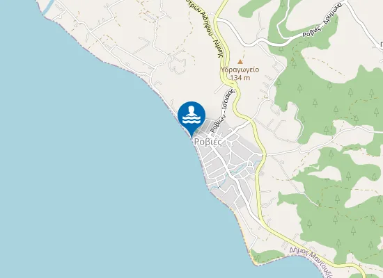 Map of KENTRIKI PARALIA ROVION