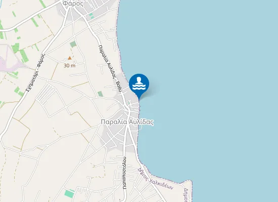 Map of PARALIA AVLIDAS