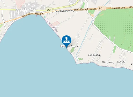 Map of PARALIA ACHINOU