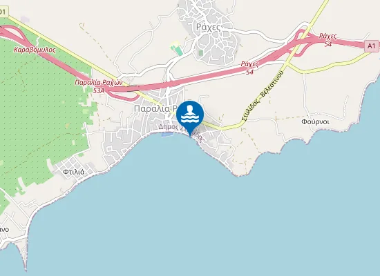 Map of NAFTIKOS OMILOS RACHON